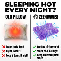 Zeenwaves Cervical Pillow — Breathable Honeycomb Support